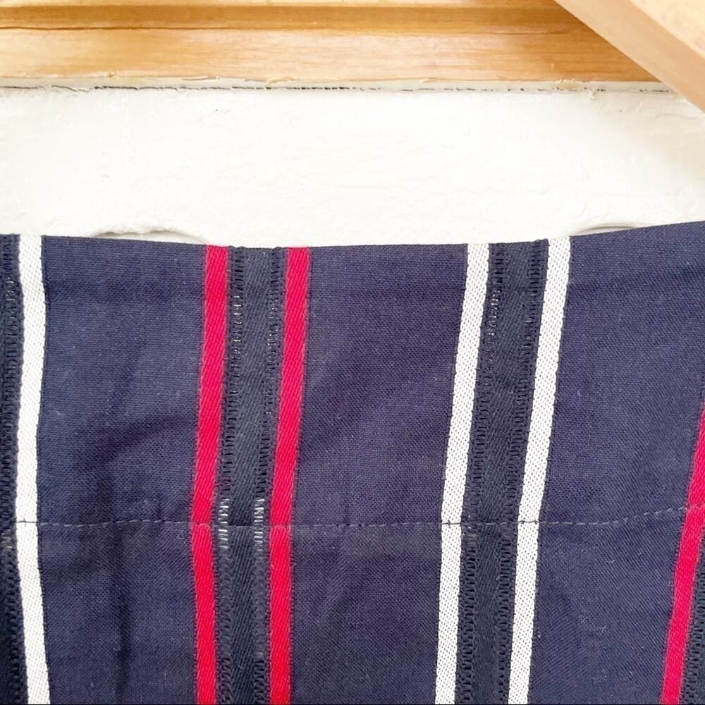 Cabi Striped Flag Blouse Style 5516 Navy Stripe Size Medium - Picture 6 of 8